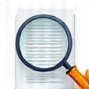 Document with magnifying glass icon
